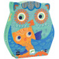 Coucou Hibou - Djeco - Puzzle Silhouette 24 pièces Coucou Hibou - Djeco - Puzzle Silhouette 24 pièces