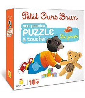 Petit Ours Brun - Mon Premier Puzzle à Toucher : Les Jouets - Bayard Jeux