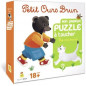 Mon Premier Puzzle a Toucher Les Animaux - Jeu Petit Ours Brun
