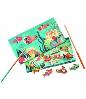 Jeu de pêche aimanté Fishing Shark -Djeco