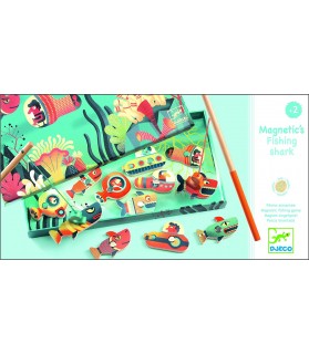 Jeu de pêche aimanté Fishing Shark -Djeco