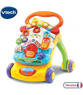 Super Trotteur Parlant 2 en 1 Orange –  VTech - Trotteur interactif pour apprendre à marcher