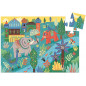 Elephant D Asie - Djeco- Puzzle Silhouette
