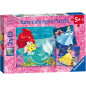3x Puzzle Aventure des Princesses 49pc - Ravensburger - 09350