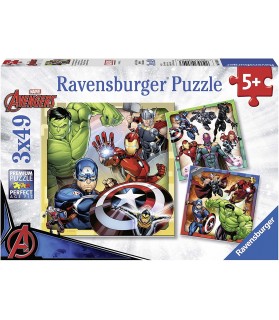 Puzzles de 49 pièces Les puissants Avengers - Ravensburger