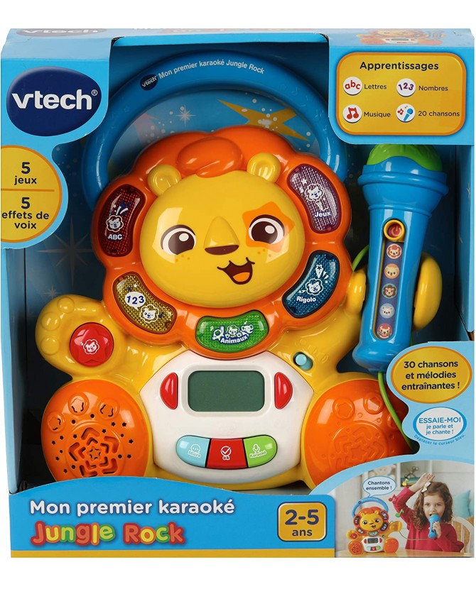 VTech Microphone pour Enfants karaoké Chante avec Moi, Jouet pour E