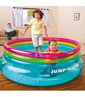 Piscine 2,03 mètres - Jumpolene Candy Colors gonflable - INTEX