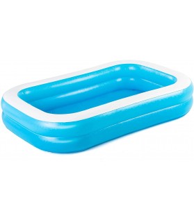 -40% ! Piscine gonflable rectangulaire familiale translucide - 262 x 175 x 51 cm - Bestway 54006