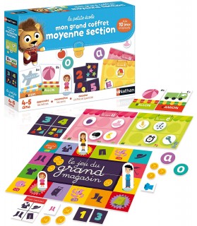 Moyenne Section - Coffret éducatif dès 4 ans - Nathan - 31412