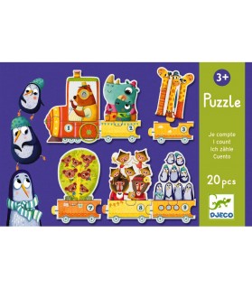 Je compte - Puzzle 20pc - DJECO