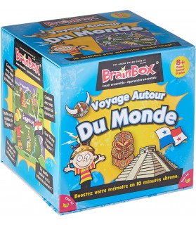 Brain Box - Voyage Autour du Monde - Asmodee - 93303 - Jeu Enfants