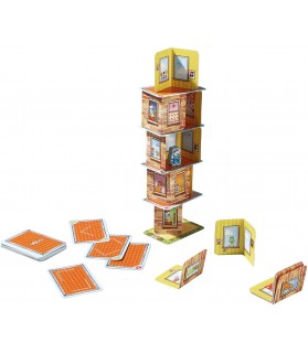 Rhino Hero - HABA - 302203 - jeu d'empilage en 3D pour 2 à 5