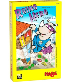 Rhino Hero - HABA - 302203 - jeu d'empilage en 3D pour 2 à 5