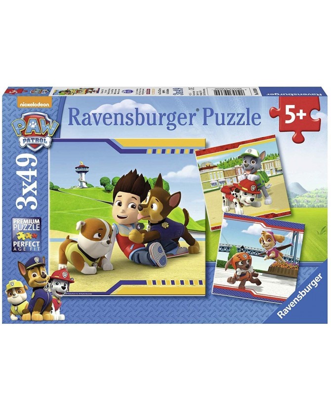 Lot de 3 Puzzles - Pat Patrouille - 49 Pièces - Ravensburger - 9369
