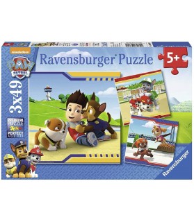 Lot de 3 Puzzles - Pat Patrouille - 49 Pièces - Ravensburger - 9369
