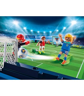 Grand Terrain de Football Transportable - Playmobil - 70244