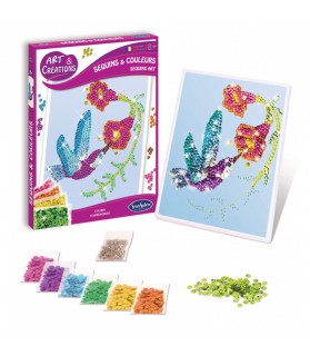 sequins et couleurs colibri