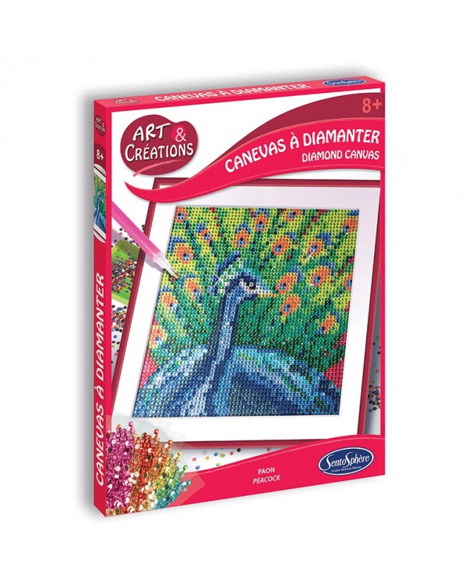 Canevas a diamanter paon