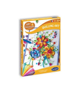 quilling art aux cœurs des fleurs