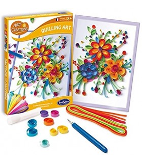 quilling art aux cœurs des fleurs