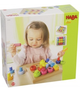 Construction-Jeu à Enficher Anneaux - HABA 2202