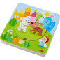 Puzzle en bois multicolore Puzzle en bois multicolore