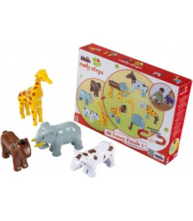 Boîte de 4 animaux magnétiques Funny Puzzle - Klein - 0077 - Puzzle 3D