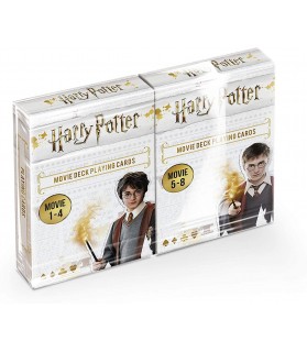 Harry Potter - Lot 2 jeux de 54 cartes à jouer - Meilleurs moments des films - Warner Bros