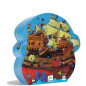 Puzzles silhouettes 54 pcs Le bateau de Barberousse - Djeco