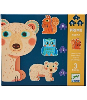 Puzzle evolutif Primo dans la Foret - Djeco