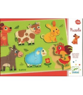 Puzzle Relief Coucou Cow - Djeco