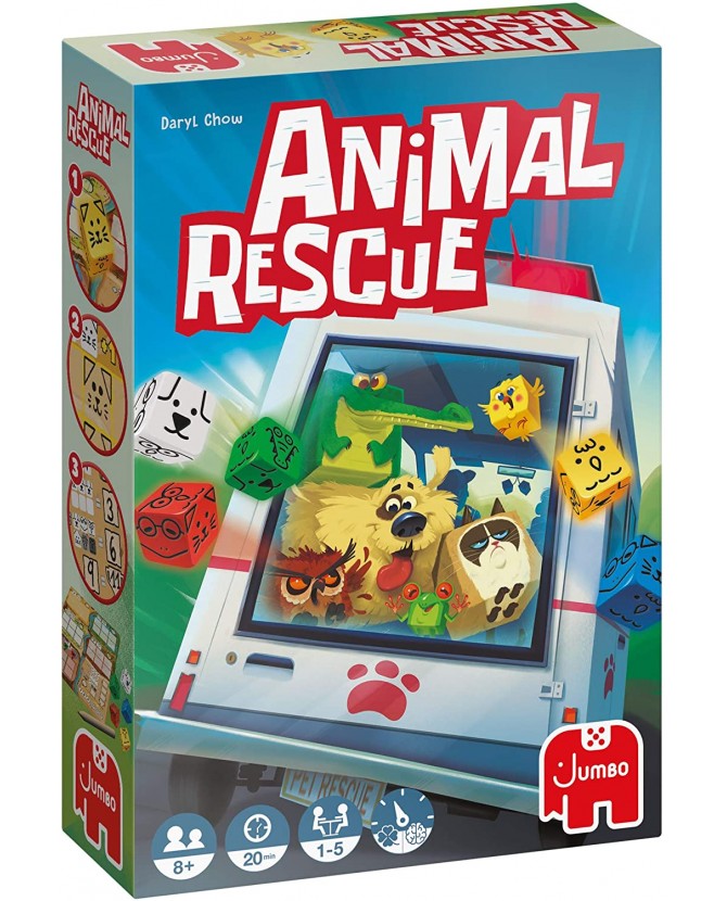 Animal Rescue - Jeu de société, Jeu Familial - JUMBO Jeux