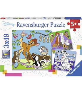 3 Puzzles de 49 pièces Les Amis Disney Mickey Mouse Ravensburger