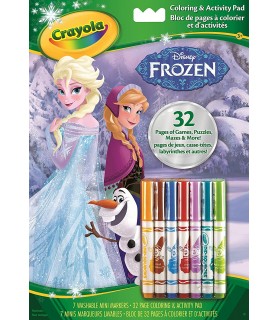 Album coloriage et d'activités La Reine des Neiges - Crayola