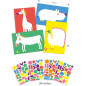 Création avec autocollants animaux grands - DJECO DJ09046
