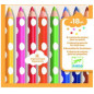 8 crayons de couleur pour les petits