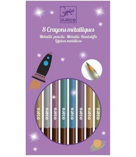 Crayons métalliques - Djeco