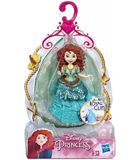 Disney Princesses – Poupee Princesse Disney Mini Poupee Royal Clips Merida - 8 cm