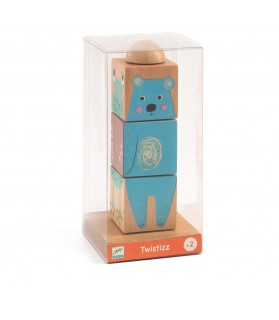 Twistizz-9 cubes puzzles bois