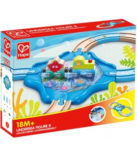 Ensemble de Train sous-Marin 8 en Bois – Mon Premier Chemin de Fer - Hape - E3827