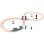 Circuit de Train en Bois - Circuit en 8 - HAPE - E3729 Circuit de Train en Bois - Circuit en 8 - HAPE - E3729