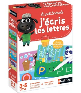 J'écris les lettres - Jeu éducatif pour appréhender l'écriture - Nathan