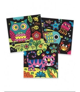 Coloriage velours dans le nuit il y a - Djeco