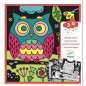 Coloriage velours dans le nuit il y a - Djeco