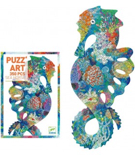 Puzz'art 350 Pièces - Hyppocampe - Djeco - DJ07653
