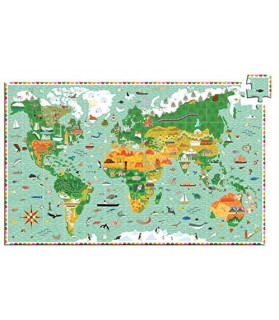 Puzzle Observations - Animaux - 100 Pièces - Djeco - 24602