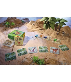 Dino Poursuite - Haba - Jeu de Mémoire Prehistorique