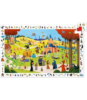 DJECO - Puzzle Observation - Les Contes - 54 Pièces
