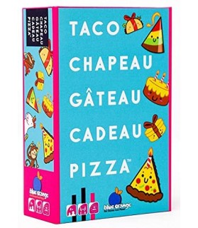 Taco Chapeau Gâteau Cadeau Pizza - Blue Orange
