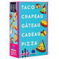 Taco Chapeau Gâteau Cadeau Pizza - Blue Orange
